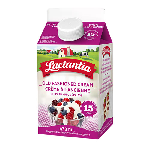 Image Crème Lactantia 15% à l'ancienne 473 ml