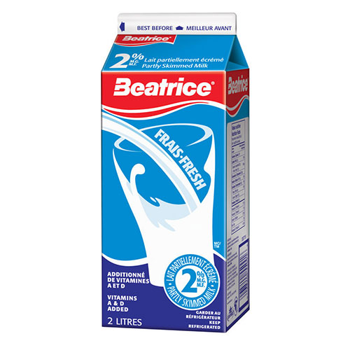 Image 2L 2% milk Beatrice