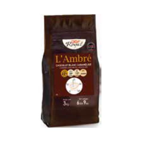 Image L'ambré-white caramel chocolate 32% 3kg