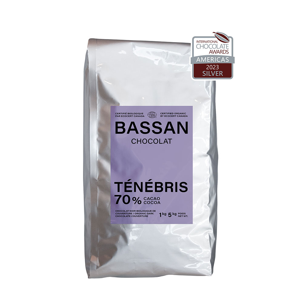 Image Tenebris- Dark bio chocolate 70% 1kg