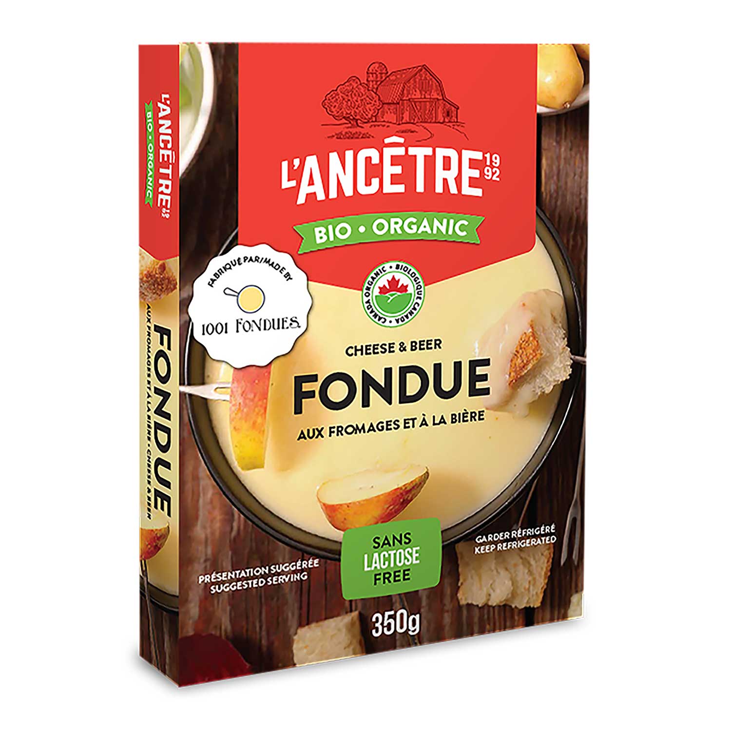 Image Fondue biere et fromage Bio 8X350g