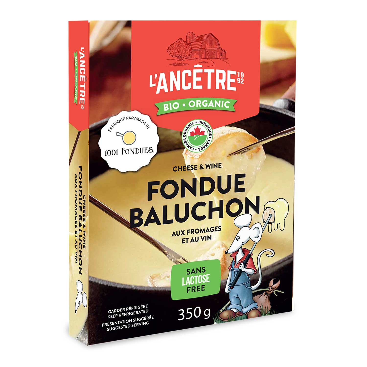 Image Fondue baluchon Bio 8X350g