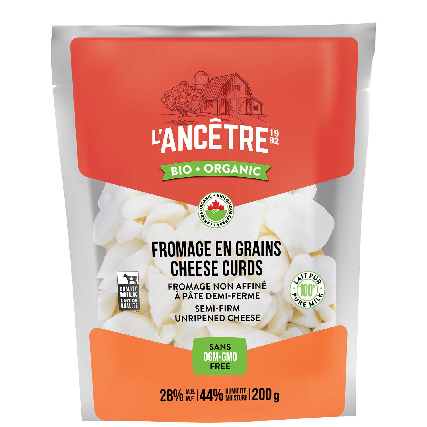 Image Fromage en grain froid Bio 8X200g