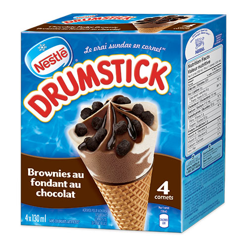 Image Drumstick brownies fondant