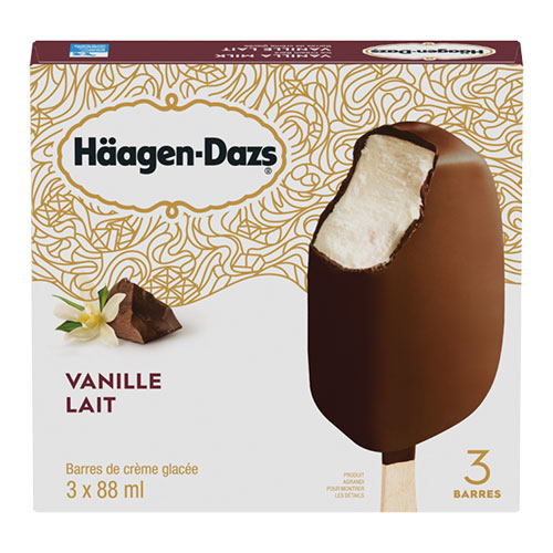 Image Häagen-Dazs Vanille et chocolat au lait