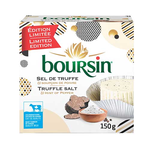 Image Boursin Sel de truffe & soupçon de poivre 6x150g