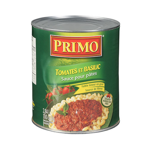 Image Sauce tomate/basilic Primo (6x2.84L)
