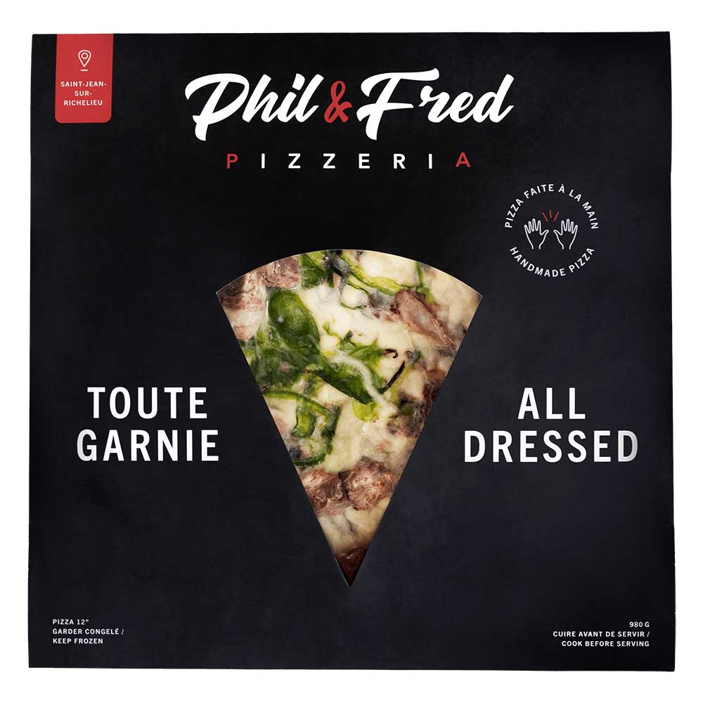 Image Pizza toute garnie 12" Phil & Fred (8x980g)