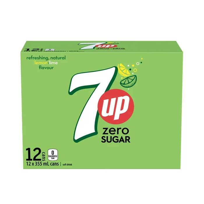 Image Seven up Zero (12x355ml)