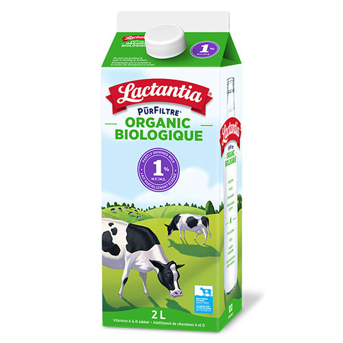 Image 2L 1% organic milk