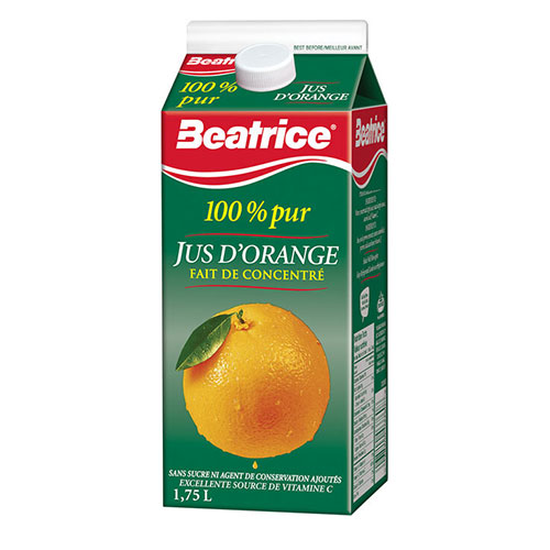 Image Jus d'orange Béatrice 1.75L