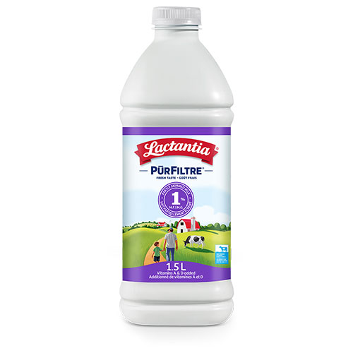 Image 1.5L plastic 1% milk Lactantia