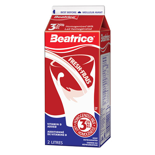 Image 2L 3.25% milk Beatrice