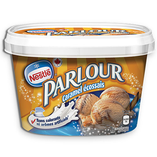 Image Nestle Parlour butterscotch ice cream 4x1.5L