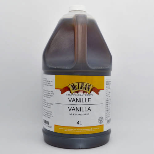 Image Sirop pour lait frappé à la vanille