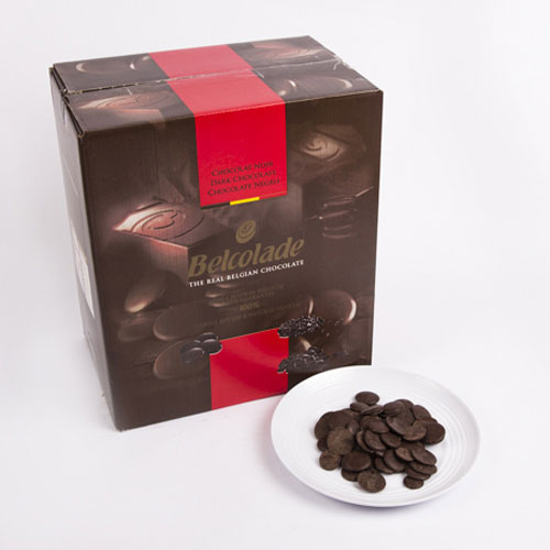 Image Pastilles chocolat noir Belco-Ice 2x4kg