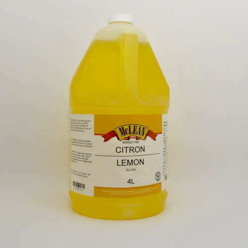 Image Sirop pour barbotine au citron