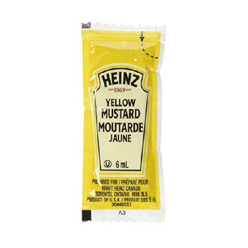 Image Moutarde Heinz portions (500 x 6ml)