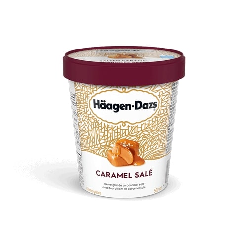 Image Crème glacée Häagen-Dazs caramel salé