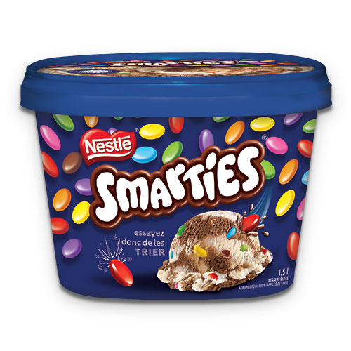 Image Nestle Smarties ice cream 4x1.5L