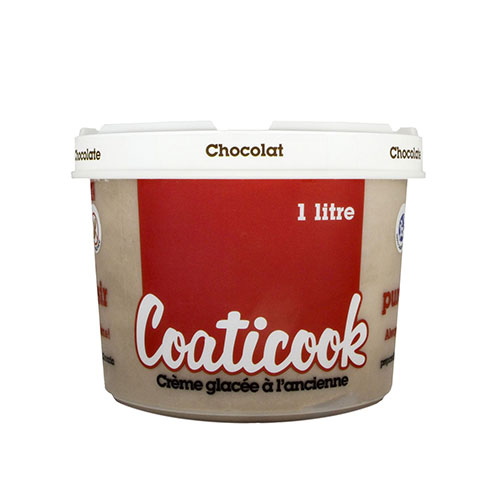 Image 1L Coaticook ice cream - Chocolate