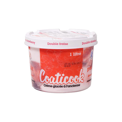 Image 1L Coaticook ice cream - Strawberry
