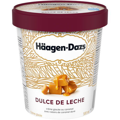 Image Crème glacée Häagen-Dazs dulce de leche