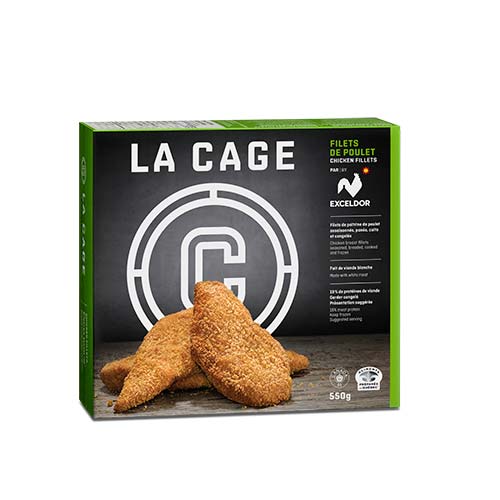 Image Filets de poitrine de poulet La Cage (12x550g)