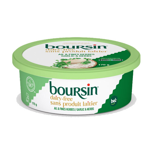 Image Boursin sans produits laitiers ail et herbes 6x170g