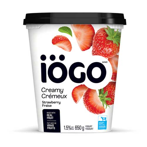 Image 650g strawberry yogurt Iögo