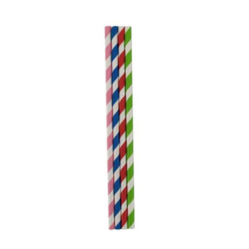 Image Straws - Paper 8" multicolored (8mm)