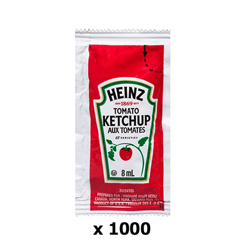 Image Ketchup Heinz en portion (1000x8ml)