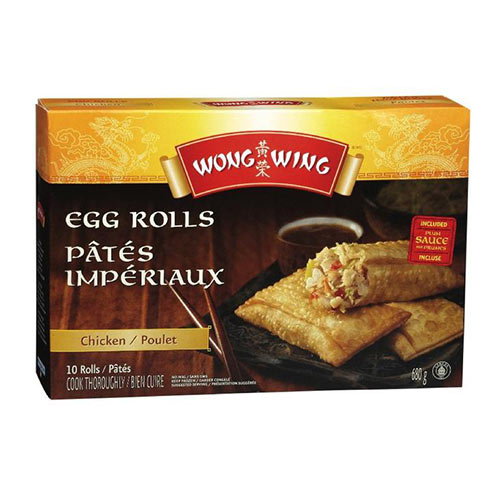 Image Egg roll poulet Wong Wing (12x10un)