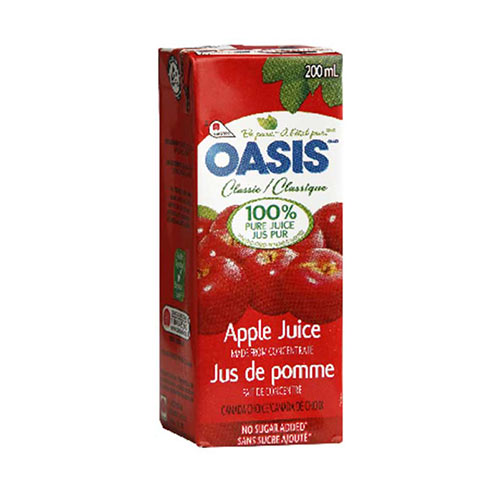 Image JUS OASIS PUR POMME TETRA 4X8X200ML