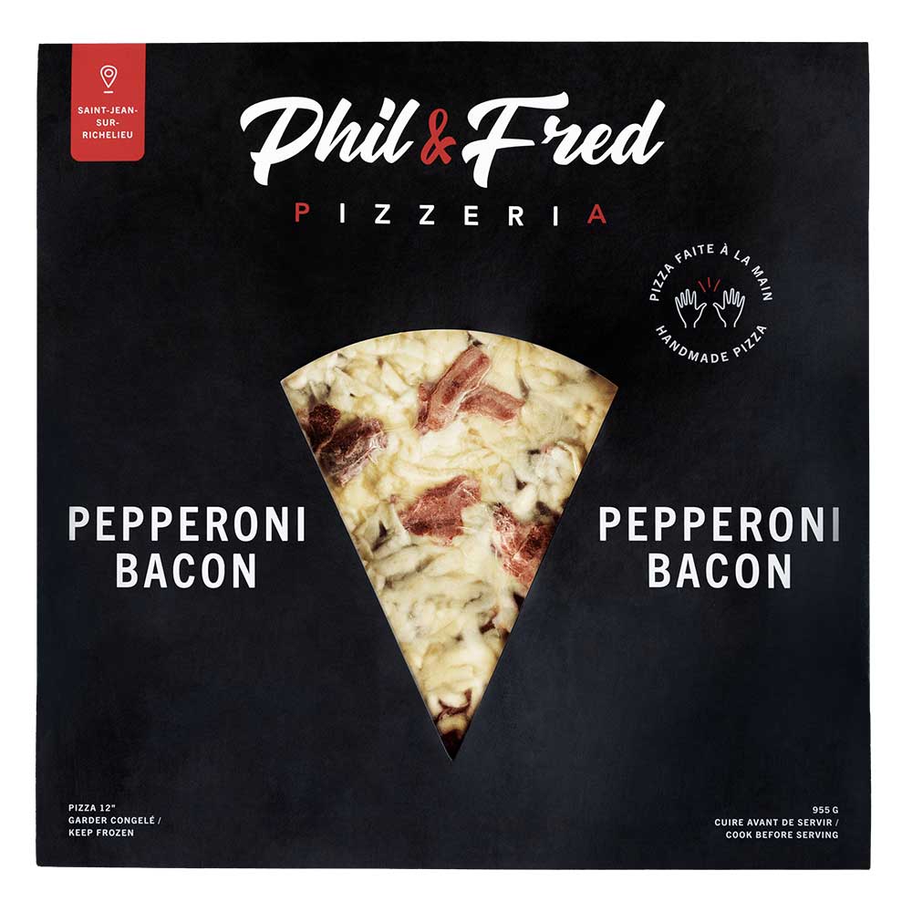Image Pizza pepperoni-bacon 12" Phil & Fred (8x955g)